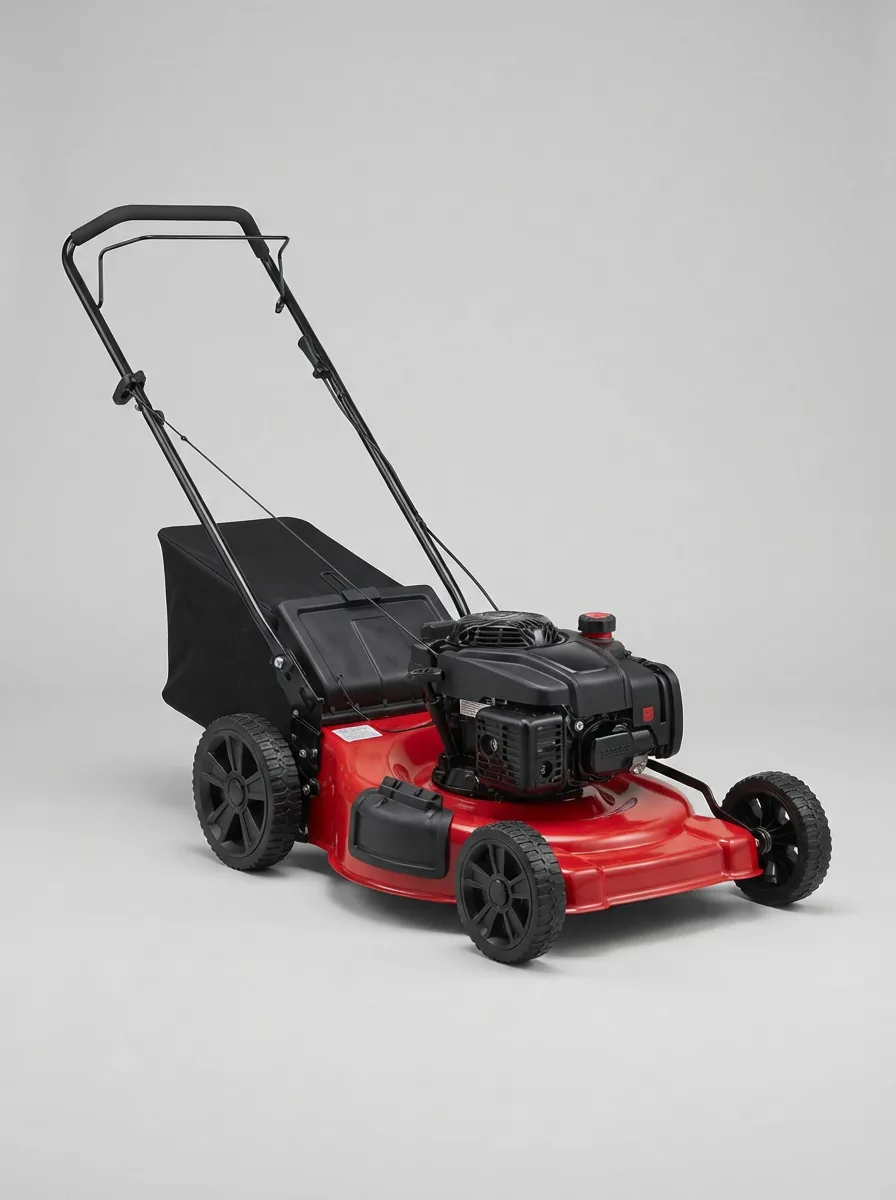 Bolens 20-inch gas push lawn mower with 125-cc Briggs and Stratton engine.
